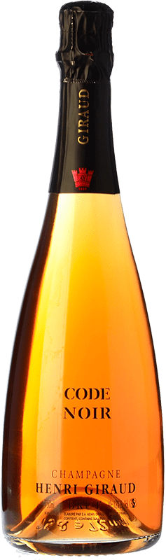 Envoi gratuit | Rosé mousseux Henri Giraud Code Noir Rosé Brut A.O.C. Champagne Champagne France Pinot Noir, Chardonnay 75 cl