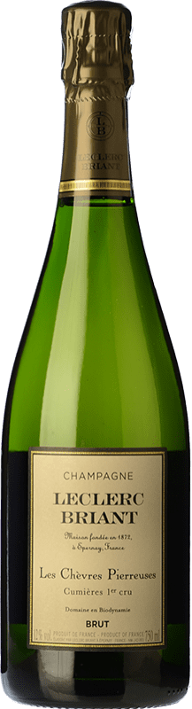 73,95 € Бесплатная доставка | Белое игристое Leclerc Briant Les Chèvres Pierreuses Premier Cru брют A.O.C. Champagne