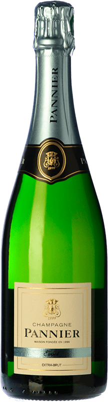 免费送货 | 白起泡酒 Pannier Extra Brut — 特干型起泡酒 A.O.C. Champagne 香槟酒 法国 Pinot Noir — 黑皮诺, Chardonnay — 莎当妮, Pinot Meunier — 黑皮诺·莫尼耶 75 cl