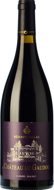 Kostenloser Versand | Rotwein Château de Gaudou Caillau Reserve — Gereift A.O.C. Cahors Piemont Frankreich Malbec 75 cl