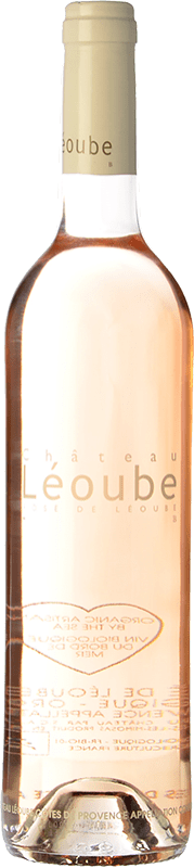 Kostenloser Versand | Rosé-Wein Château de Léoube Rosé de Léoube Jung A.O.C. Côtes de Provence Provence Frankreich Syrah, Grenache, Mourvèdre, Cinsault 75 cl