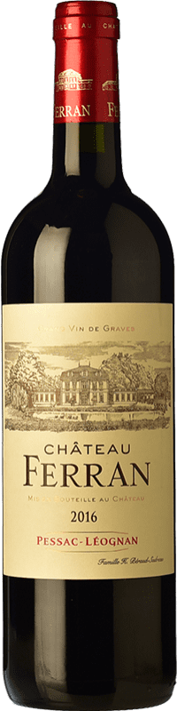 Kostenloser Versand | Rotwein Château Ferran Alterung A.O.C. Pessac-Léognan Bordeaux Frankreich Merlot, Cabernet Sauvignon, Petit Verdot 75 cl