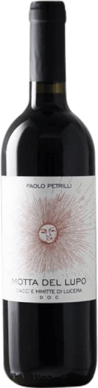 9,95 € | Красное вино Paolo Petrilli Motta del Lupo D.O.C. Cacc'e Mmitte di Lucera Апулия Италия Sangiovese, Nero di Troia, Bombino 75 cl