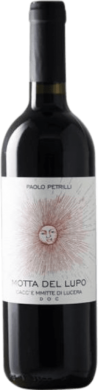 9,95 € | Vino tinto Paolo Petrilli Motta del Lupo D.O.C. Cacc'e Mmitte di Lucera Puglia Italia Sangiovese, Nero di Troia, Bombino Ecológico 75 cl