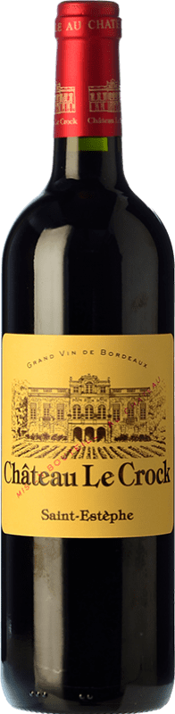 免费送货 | 红酒 Château Le Crock 岁 A.O.C. Saint-Estèphe 波尔多 法国 Merlot, Cabernet Franc, Petit Verdot, Sauvignon 75 cl