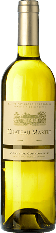 19,95 € | Weißwein Château Martet Vignes de Compostelles St Foy A.O.C. Entre-deux-Mers Bordeaux Frankreich Sémillon, Muscadelle, Sauvignon Gris, Sauvignon 75 cl