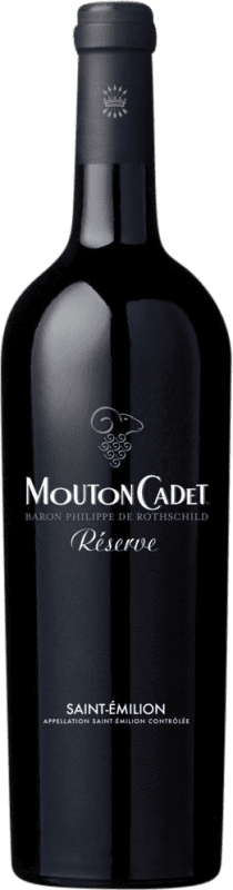 Free Shipping | Red wine Château Mouton Cadet Reserve A.O.C. Saint-Émilion Bordeaux France Merlot, Cabernet Sauvignon, Cabernet Franc 75 cl