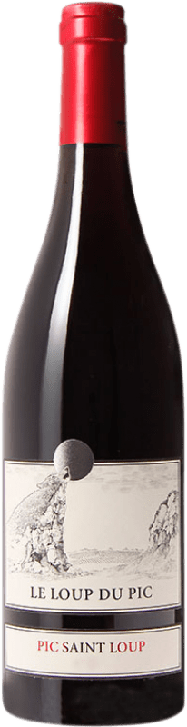 Free Shipping | Red wine Château Puech-Haut Le Loup du Pic Rouge Oak A.O.C. Languedoc Languedoc France Syrah, Grenache 75 cl