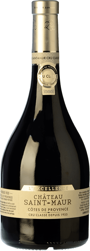 26,95 € Envio grátis | Vinho tinto Château Saint Maur L'Excellence Rouge Crianza A.O.C. Côtes de Provence