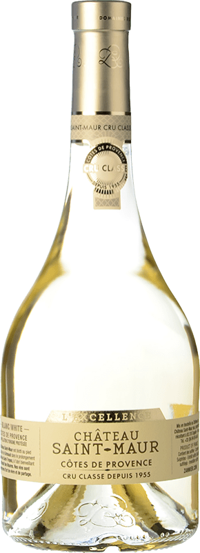 23,95 € Envio grátis | Vinho branco Château Saint Maur L'Excellence Blanc A.O.C. Côtes de Provence