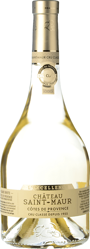 Free Shipping | White wine Château Saint Maur L'Excellence Blanc A.O.C. Côtes de Provence Provence France Rolle 75 cl