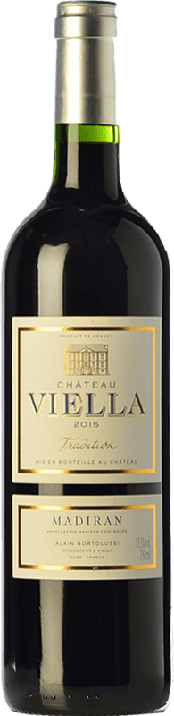 Free Shipping | Red wine Château Viella Cuvée Tradition Oak A.O.C. Madiran Pyrenees France Cabernet Franc, Tannat 75 cl