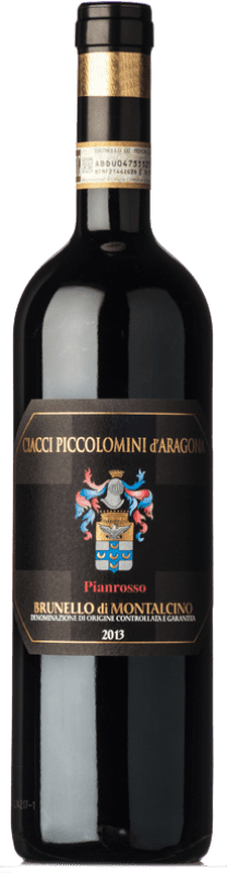 Бесплатная доставка | Красное вино Piccolomini d'Aragona Pianrosso D.O.C.G. Brunello di Montalcino Тоскана Италия Sangiovese 75 cl