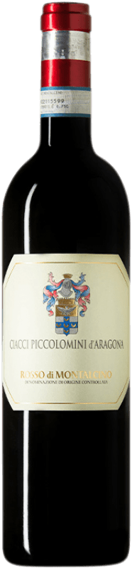 Free Shipping | Red wine Piccolomini d'Aragona D.O.C. Rosso di Montalcino Tuscany Italy Sangiovese 75 cl