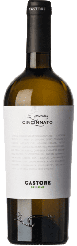 8,95 € | Vin blanc Cincinnato Bellone Castore I.G.T. Lazio Lazio Italie 75 cl