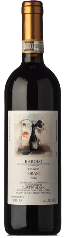 Envio grátis | Vinho tinto Claudio Alario Sorano D.O.C.G. Barolo Piemonte Itália Nebbiolo 75 cl