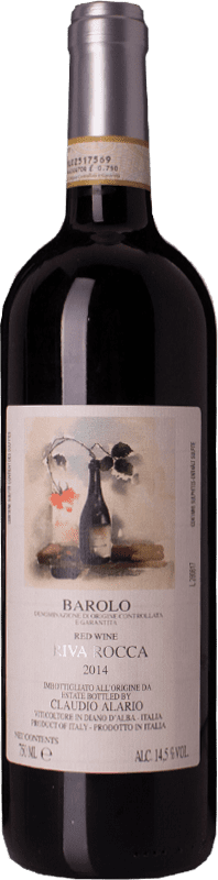 Бесплатная доставка | Красное вино Claudio Alario Riva Rocca D.O.C.G. Barolo Пьемонте Италия Nebbiolo 75 cl