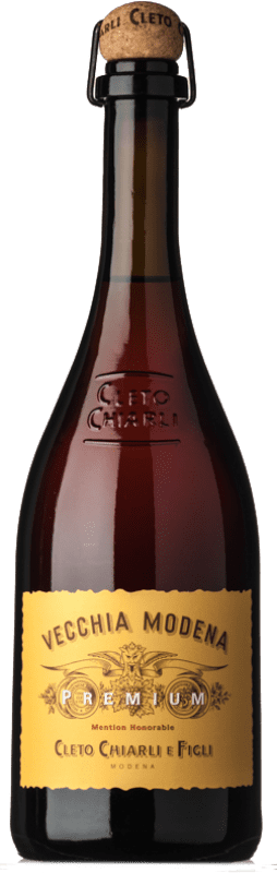 Free Shipping | Red wine Cleto Chiarli Premium D.O.C. Lambrusco di Sorbara Emilia-Romagna Italy Lambrusco 75 cl