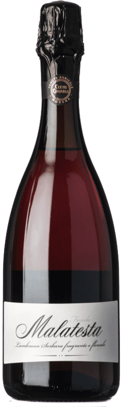 免费送货 | 红酒 Cleto Chiarli Secco Fondo Malatesta D.O.C. Lambrusco di Sorbara 艾米利亚 - 罗马涅 意大利 Lambrusco di Sorbara 75 cl