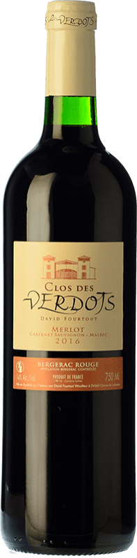 免费送货 | 红酒 Clos des Verdots Rouge 橡木 A.O.C. Bergerac 法国 Merlot, Cabernet Sauvignon, Malbec 75 cl