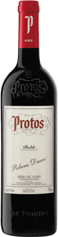 25,95 € 送料無料 | 赤ワイン Protos オーク D.O. Ribera del Duero マグナムボトル 1,5 L