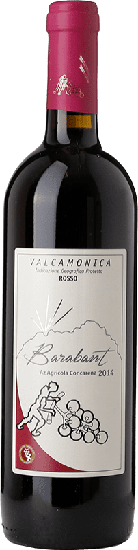 Бесплатная доставка | Красное вино Concarena Barabant I.G.T. Valcamonica Ломбардии Италия Merlot — Мерло, Marzemino — Марземино 75 cl