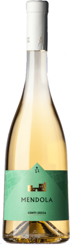 Envoi gratuit | Vin blanc Conti Zecca Mendola I.G.T. Salento Pouilles Italie Fiano 75 cl