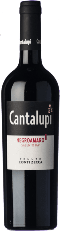 Бесплатная доставка | Красное вино Conti Zecca Cantalupi I.G.T. Salento Апулия Италия Negroamaro — Негроамаро 75 cl