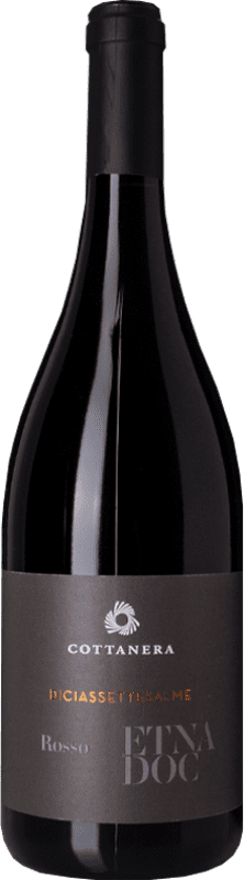 21,95 € | Red wine Cottanera Rosso Diciassettesalme D.O.C. Etna Sicily Italy Nerello Mascalese Bottle 75 cl