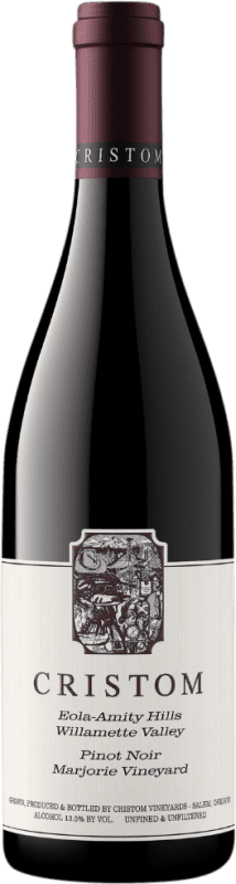 免费送货 | 红葡萄酒 Cristom Estate Marjorie Single Vineyard — 单一葡萄园, Non Filtrato — 未过滤 Crianza — 陈酿 I.G. Willamette Valley 俄勒冈州 美国 Pinot Noir — 黑皮诺 75 cl