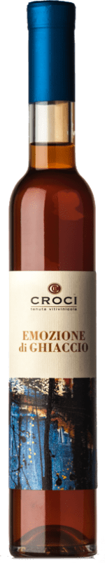 Envoi gratuit | Vin doux Croci Emozione di Ghiaccio I.G.T. Emilia Romagna Émilie-Romagne Italie Muscat Blanc, Malvasia di Candia Aromatica Demi- Bouteille 37 cl