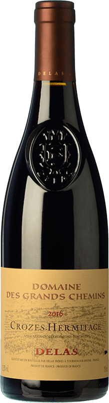 29,95 € Free Shipping | Red wine Delas Frères Domaine des Grands Chemins Aged A.O.C. Crozes-Hermitage