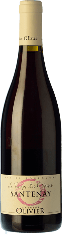 送料無料 | 赤ワイン Antoine Olivier Le Temps des Cerises 高齢者 A.O.C. Santenay ブルゴーニュ フランス Pinot Black 75 cl