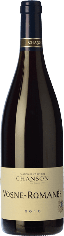 Free Shipping | Red wine Chanson Aged A.O.C. Vosne-Romanée Burgundy France Pinot Black 75 cl