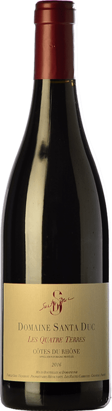 17,95 € 免费送货 | 红酒 Santa Duc Les Quatre Terres 橡木 A.O.C. Côtes du Rhône