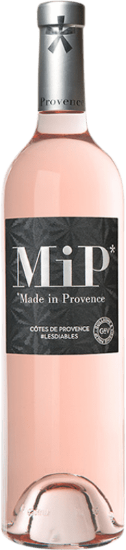 Бесплатная доставка | Розовое вино Domaine des Diables Mip Classic Молодой A.O.C. Côtes de Provence Прованс Франция Syrah, Grenache, Cinsault 75 cl