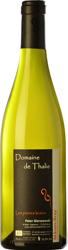 Envoi gratuit | Vin blanc Domaine de Thalie Mâcon-Bray Les Pierres Levées Blanc Crianza A.O.C. Mâcon Bourgogne France Chardonnay 75 cl