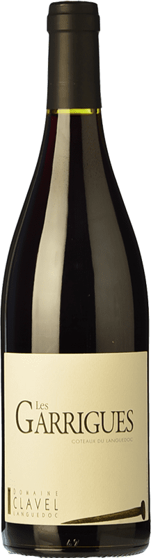 Envio grátis | Vinho tinto Estelle & Pierre Clavel Les Garrigues Jovem A.O.C. Coteaux du Languedoc Languedoc França Syrah, Grenache, Carignan Biológico 75 cl