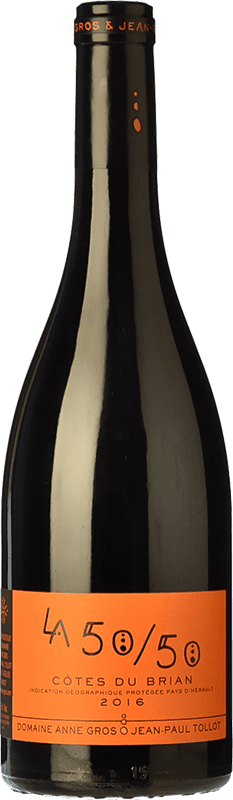 22,95 € 免费送货 | 红酒 Gros-Tollot La 50/50 年轻的 I.G.P. Vin de Pays des Côtes du Brian