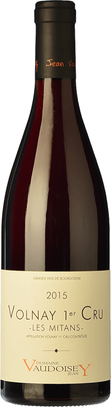 Free Shipping | Red wine Jean Vaudoisey Premier Cru Les Mitans Aged A.O.C. Volnay Burgundy France Pinot Black 75 cl