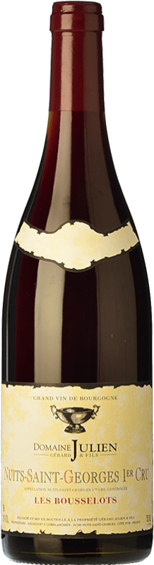 Free Shipping | Red Wine Domaine Julien Les Bousselots 1er Premier Cru Crianza — Aged A.O.C. Nuits-Saint-Georges Burgundy France Pinot Noir 75 cl