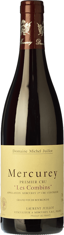 Free Shipping | Red Wine Michel Juillot Les Combins 1er Premier Cru Crianza — Aged A.O.C. Mercurey Burgundy France Pinot Noir 75 cl
