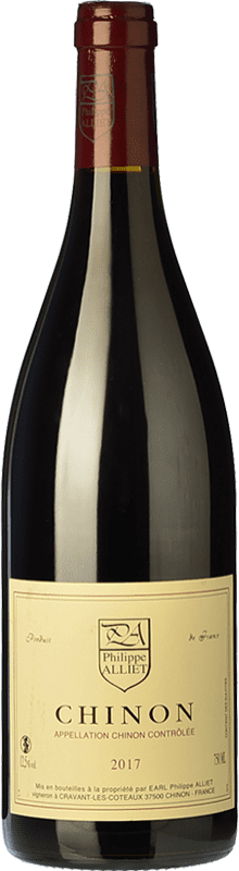 免费送货 | 红酒 Philippe Alliet 年轻的 A.O.C. Chinon 卢瓦尔河 法国 Cabernet Franc 75 cl