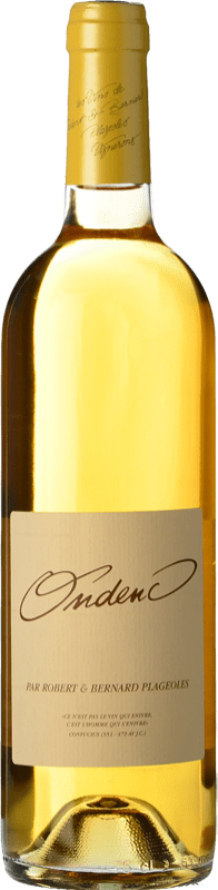 Free Shipping | White wine Plageoles Sec Aged France Ondenc 75 cl