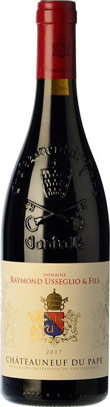 35,95 € | Rotwein Raymond Usseglio Jung A.O.C. Châteauneuf-du-Pape Rhône Frankreich Syrah, Grenache, Mourvèdre, Cinsault, Counoise 75 cl