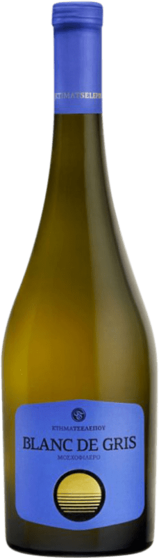 Free Shipping | White wine Ktima Tselepos Blanc de Gris A.O.P. Neméa Peloponeso Greece Moschofilero 75 cl