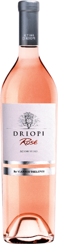 Free Shipping | Rosé wine Ktima Tselepos Driopi Rosé A.O.P. Neméa Peloponeso Greece Mavro 75 cl