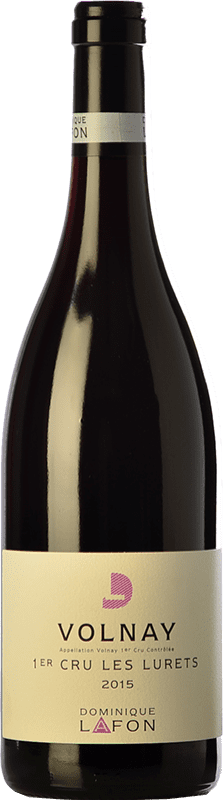 Free Shipping | Red wine Dominique Lafon Premier Cru Les Lurets Aged A.O.C. Volnay Burgundy France Pinot Black Organic 75 cl