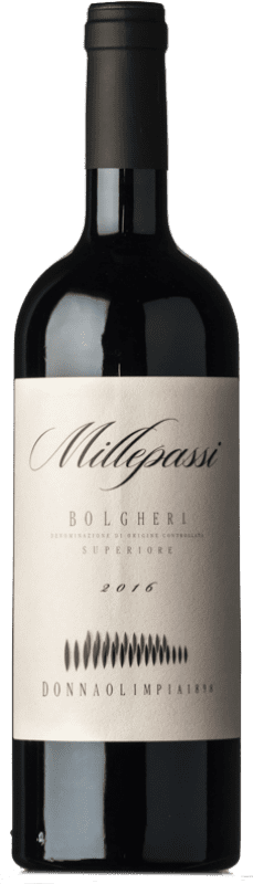 51,95 € | Красное вино Donna Olimpia 1898 Millepassi Superiore D.O.C. Bolgheri Тоскана Италия Merlot, Cabernet Sauvignon, Petit Verdot 75 cl