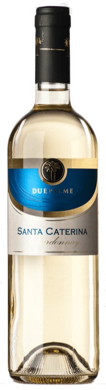 Бесплатная доставка | Белое вино Due Palme Santa Caterina I.G.T. Salento Апулия Италия Chardonnay 75 cl